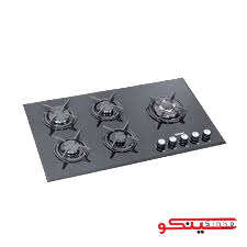 اجاق گاز صفحه ای پنج شعله بورنیک مدل رومینا