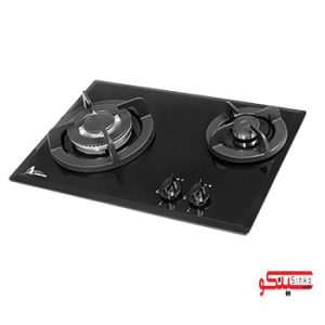 گاز صفحه ای دو شعله شیشه ای اخوانG1-HE