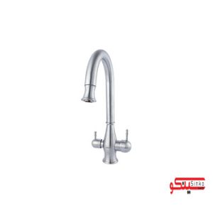 شیر ظرفشویی تصفیه دار  راسان مدل رزا کروم مات 